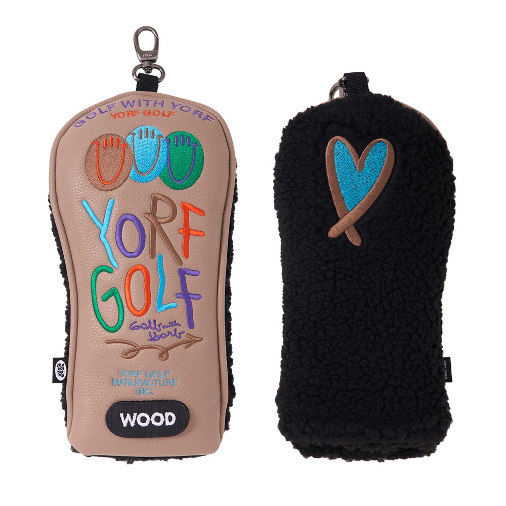 YORF TAG HEAD COVER WOOD
